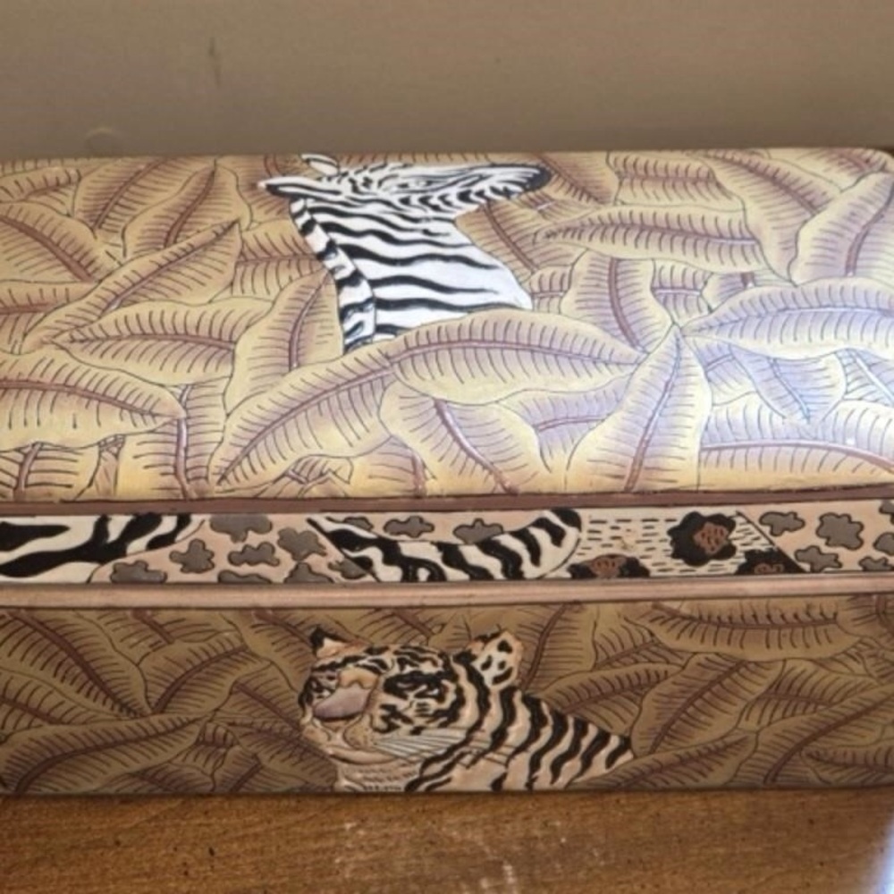 Tan and Black Zebra Accents Decor